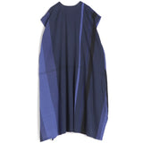TAMAKI NIIME Cotton Cap Sleeve V-Neck Dress - #13 Enchanted Blues