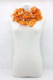 Jianhui - Orange Spiral Necklace