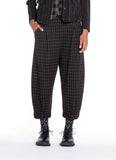 MAMA B Windowpane Ankle Pant