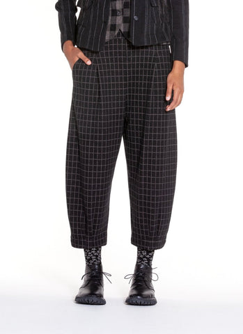 MAMA B Windowpane Ankle Pant