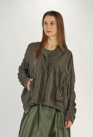 BLACK LABEL Relaxed Pocketed Jacket in Jungle