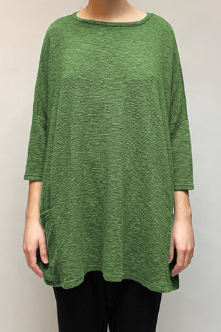 Motion Crimped Two Pocket Tunic
