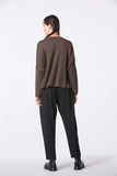 Oska Jacquard Knit Pant in Abstract Tweed Pattern