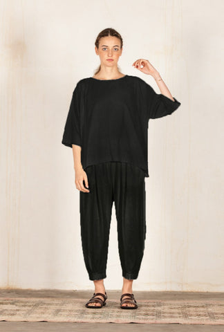 Mama B Pull on Jersey Pant in Black