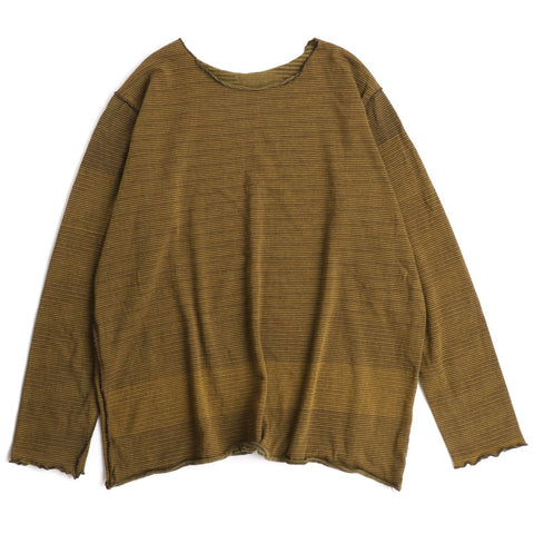 TAMAKI NIIME Cotton Long Sleeve Reversible Tee - Autumn Harvest