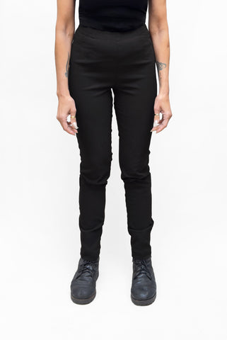 BLACK LABEL Pocketed Slim Pant in Black