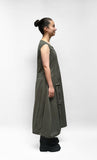 BLACK LABEL Sleeveless Zippered Dress in Jungle