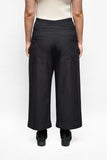 BLACK LABEL Wide Leg Seamed Pocketed Pant in Jungle