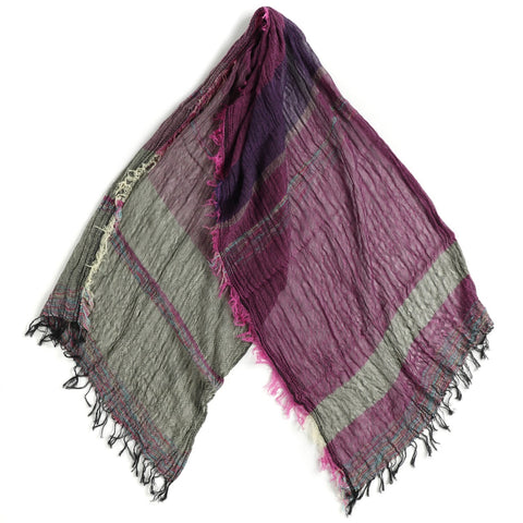 TAMAKI NIIME Medium Cotton-gauze scarf - #21 Berry Punch