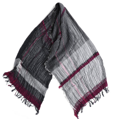 TAMAKI NIIME Medium Cotton-gauze scarf - #22 Magenta Whispers