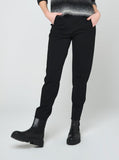 Mes Soeurs et Moi Double Knit Slim Leg Pant in Black