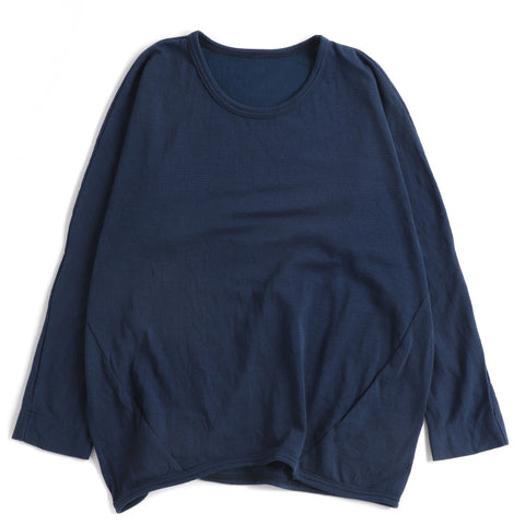 TAMAKI NIIME Long Sleeve Cotton Dolman Tee Shirt - Cadet Blues Size 1