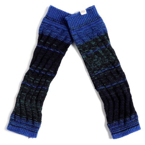 TAMAKI NIIME Knit Arm Warmers - Night Forest