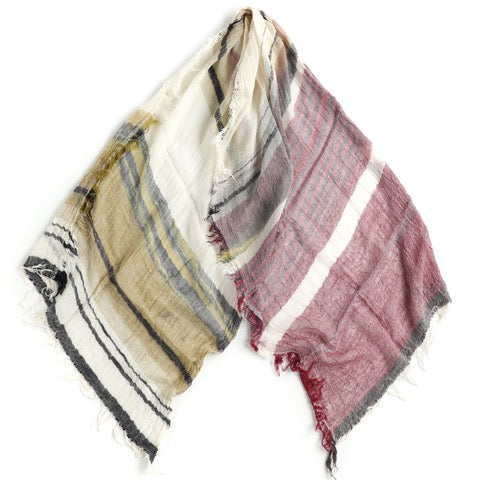 TAMAKI NIIME Medium Cotton-gauze scarf - #31 Auburn Evening