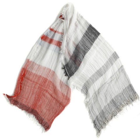 TAMAKI NIIME Medium Cotton-gauze scarf - #43 Smoky Skies