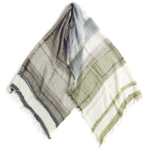 TAMAKI NIIME Medium Cotton-gauze scarf - #44 Mountain Range