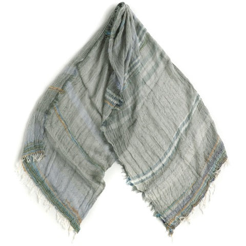 TAMAKI NIIME Medium Cotton-gauze scarf - #42 Calm Forest