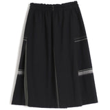 TAMAKI NIIME Gathered Skirt - Soft Stripes