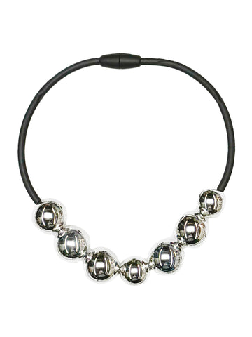 SAMUEL CORAUX Metallic Beads Necklace