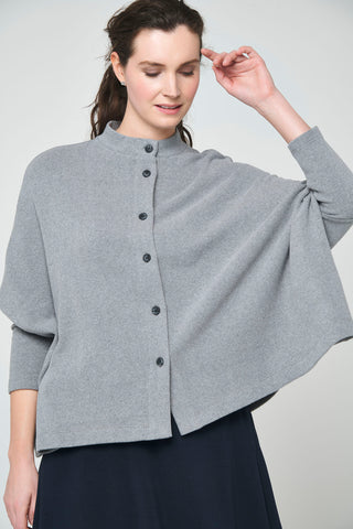 Mes Soeurs et Moi Boxy Knit Cardigan in Salt