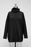 MAMA B - Cozy Onesize Cowl Sweater in Black