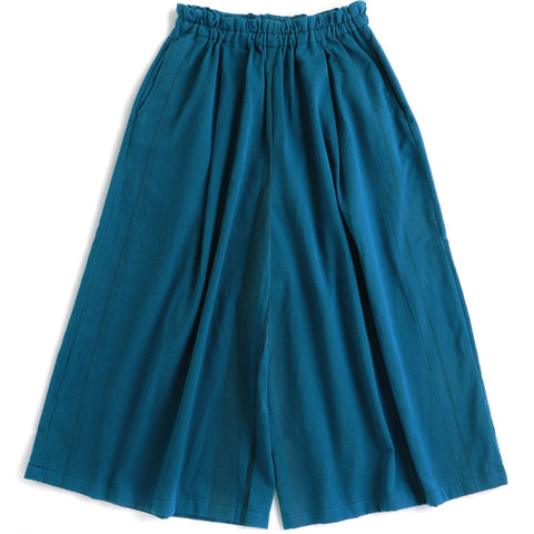 TAMAKI NIIME Cropped Wide Leg Pants - Ocean Waves