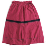 TAMAKI NIIME Gathered Skirt - Striped Berry