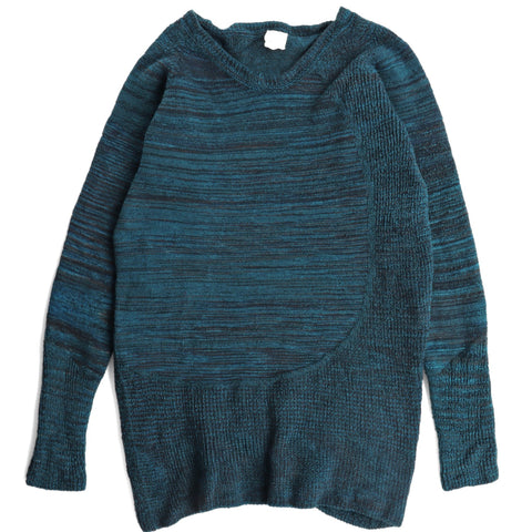 Tamaki Niime Long Cotton Sweater - #06 Shadowed Sea