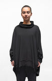 Zilberman - Seamed Cowl Tunic in Black