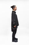 Zilberman - Seamed Cowl Tunic in Black