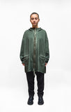 Zilberman - Oversized Printed Hoodie in Khaki