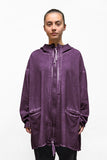 Zilberman - Oversized Printed Hoodie in Purple