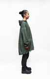 Zilberman - Oversized Printed Hoodie in Khaki