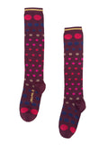 MAMA B - Cotton and Cashmere Knee Socks - Dots