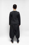 MAMA B Drop Rise Lantern Pant in Pinstripe