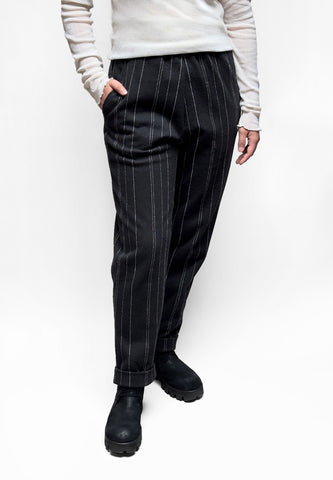 MAMA B Tapered Pant in Pinstripe