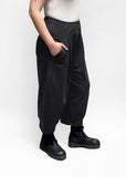 MAMA B French Terry Pant in Black