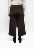 MAMA B Cozy Wide Leg Pant in Umber