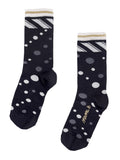 MAMA B - Cotton and Cashmere Crew Socks - Dots