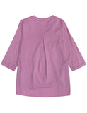 Mes Soeurs et Moi A-line Cotton Shirt in Violet