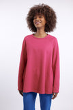 Elemente Clemente A-line Sweatshirt in Azalea Pink