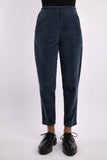 Elemente Clemente Long Slim Corduroy Pant in Dark Night