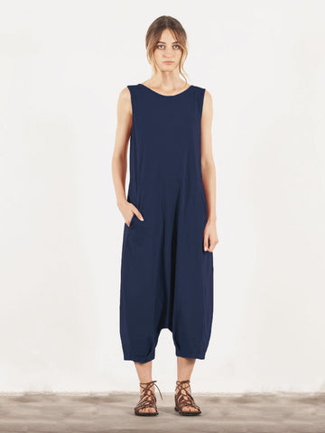 Mama B Jumpsuit in Navy Blue