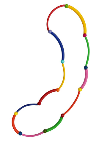 SAMUEL CORAUX Multicoloured Rubber Necklace