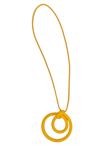 SAMUEL CORAUX Loop Necklace in Yellow