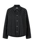 Oska Raglan Sleeve Pinstripe Jacket