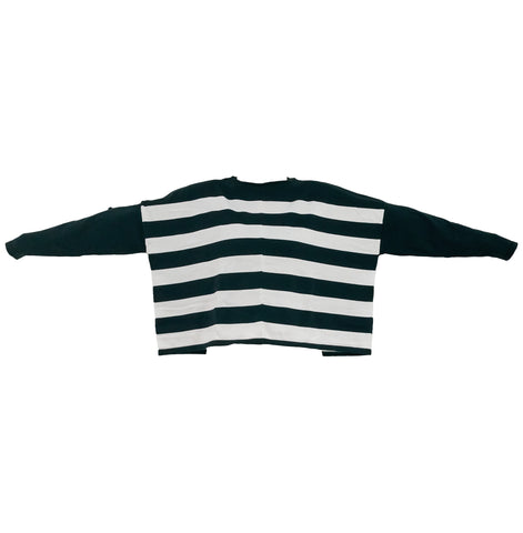 PLU Knitted Boxy Block Stripe Pullover