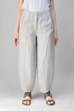 ELEMENTE CLEMENTE Relaxed Linen Tapered Trousers