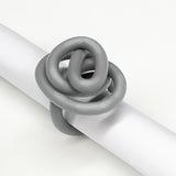 SAMUEL CORAUX Knotted wire rings - Matte