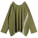 TAMAKI NIIME raglan sleeved top in Leaf Green